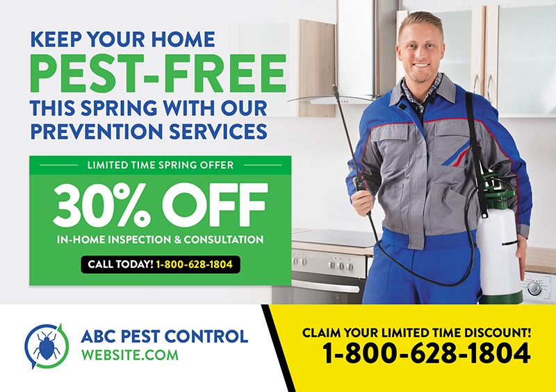 Pest prevention postcard sample